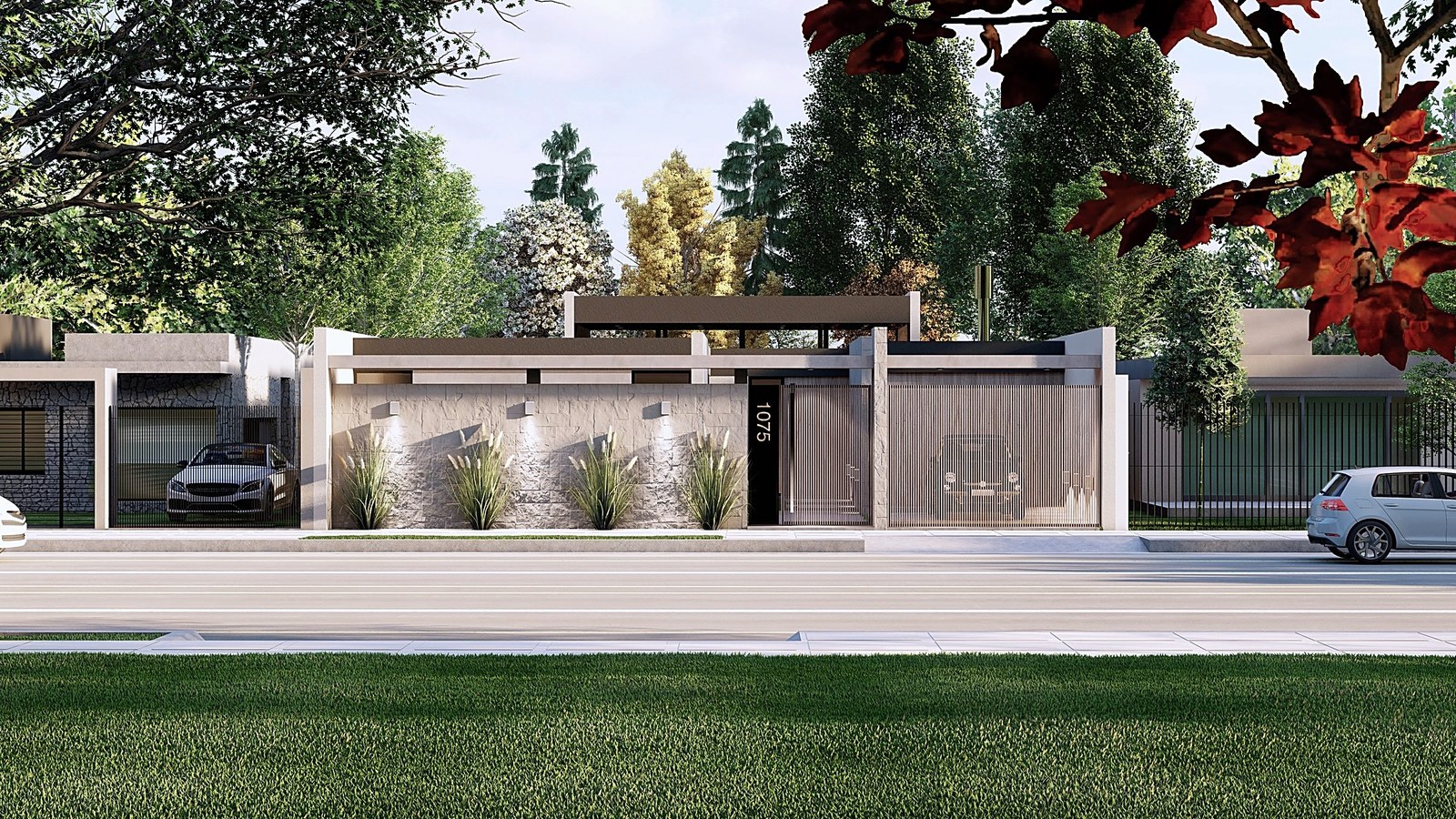 Casa FB, vivienda en Neuquén: render del proyecto