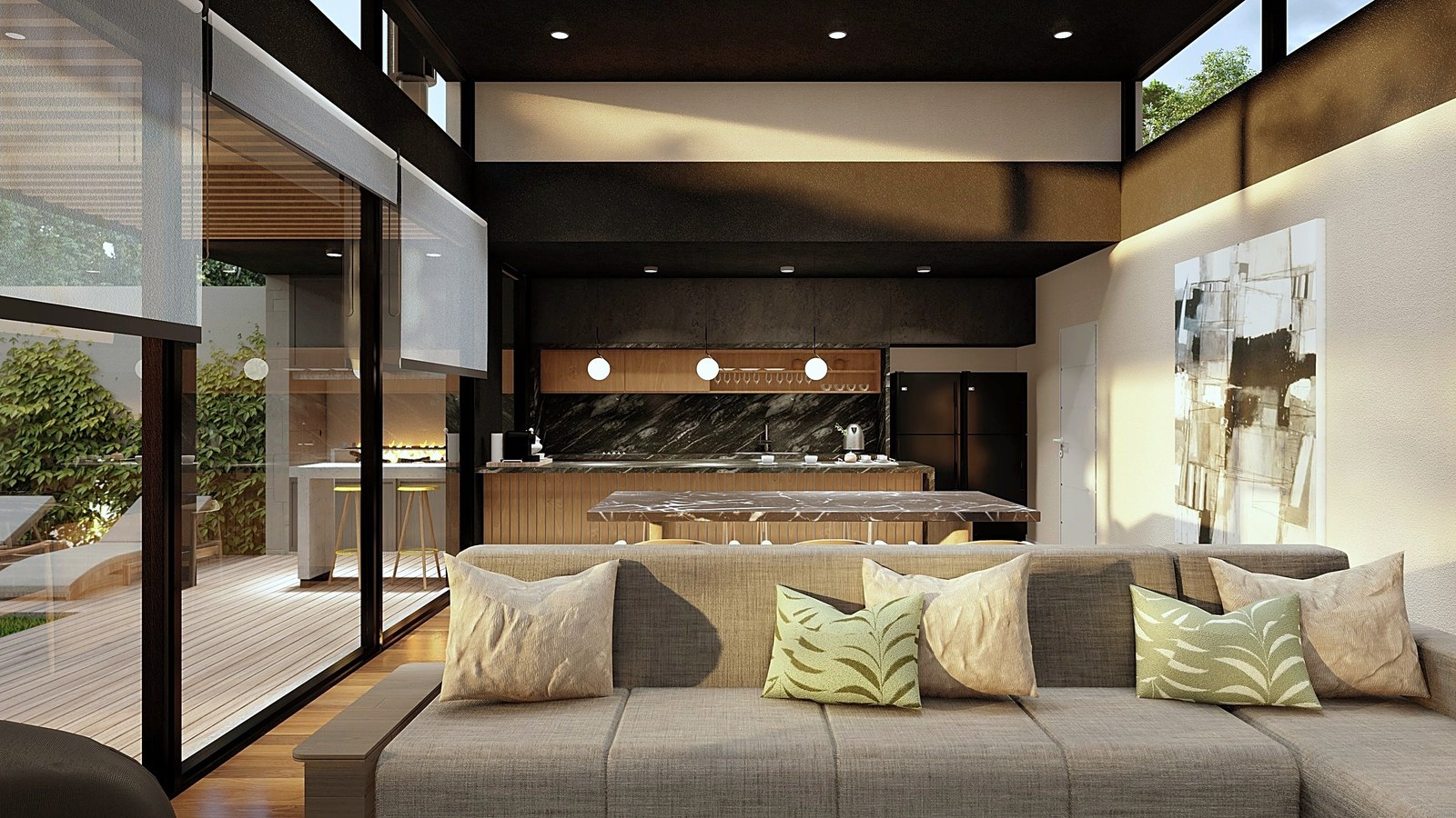 Casa FB en Neuquén: render del proyecto 3 de 6