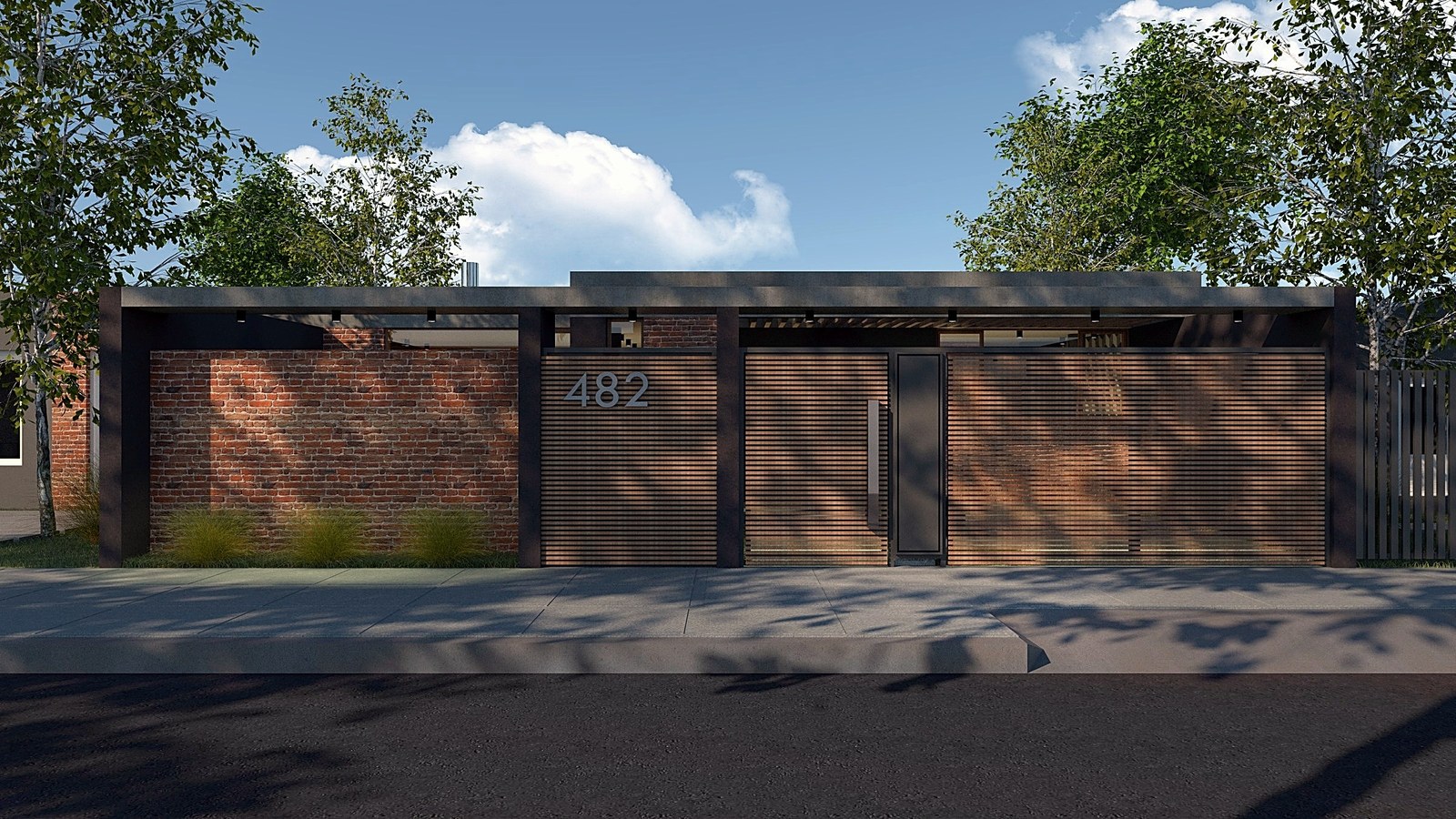 Casa HN Cufre, vivienda en Neuquén: render del proyecto