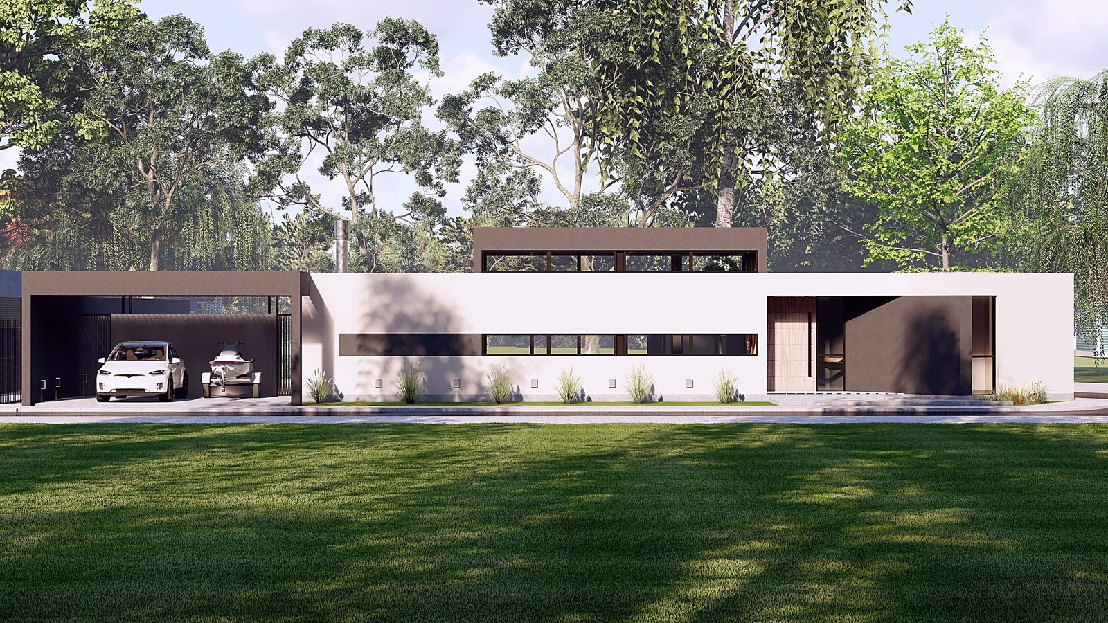Casa JV, vivienda en Centenario: render del proyecto