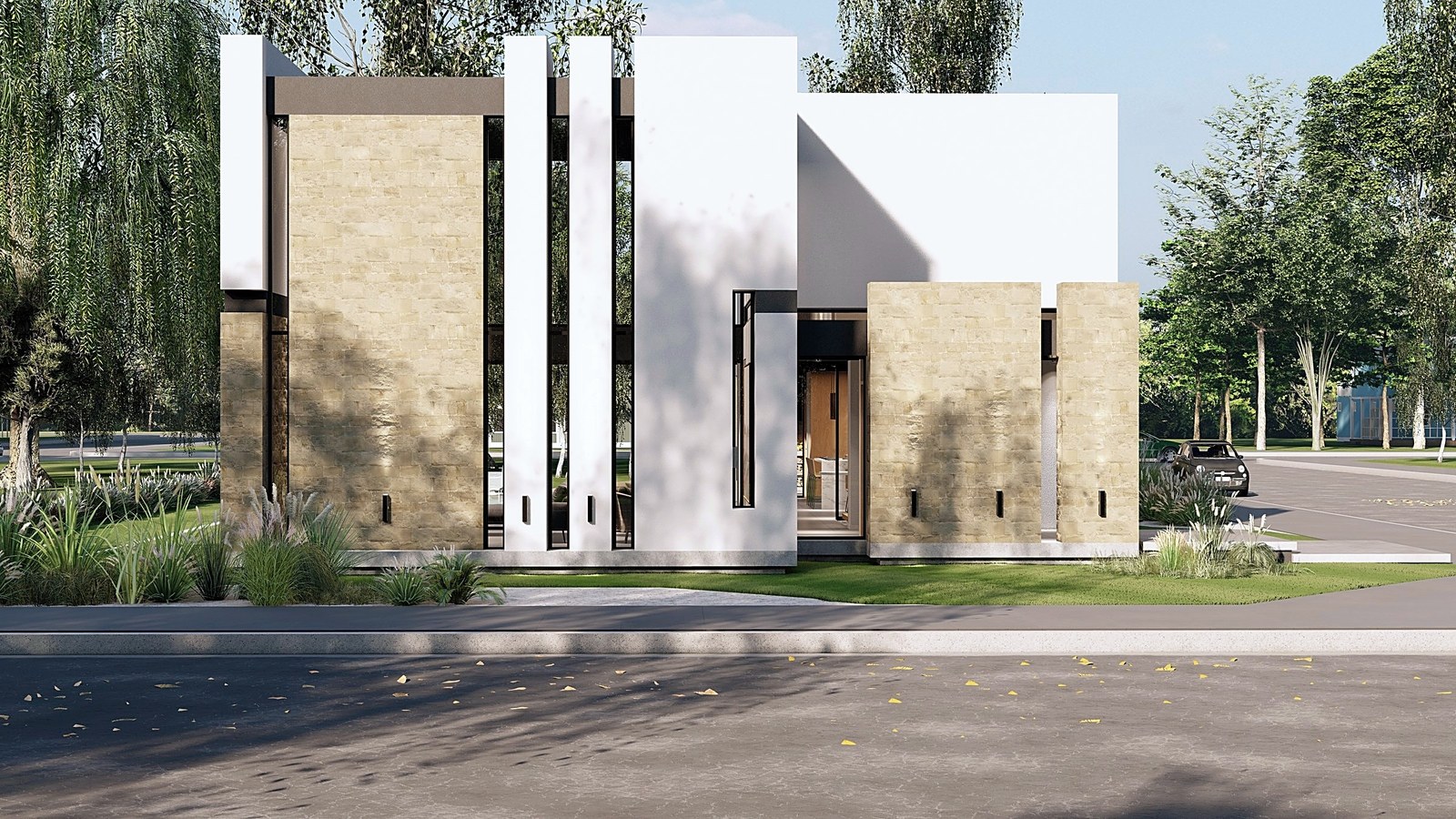 Casa Lupular 1, vivienda en Neuquén: render del proyecto