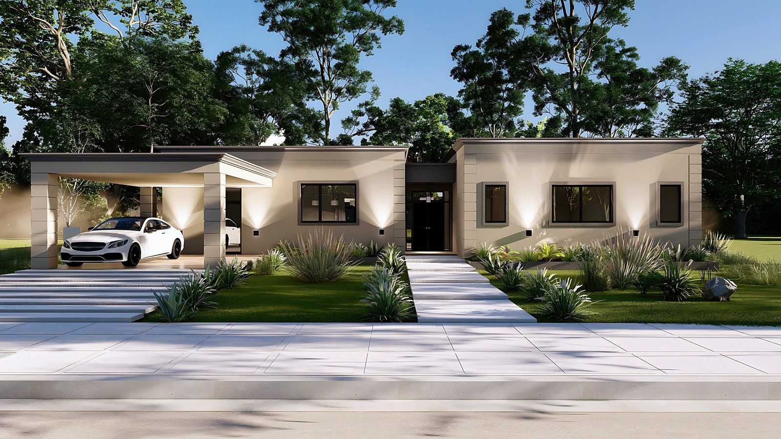 Casa MC, vivienda en Neuquén: render del proyecto