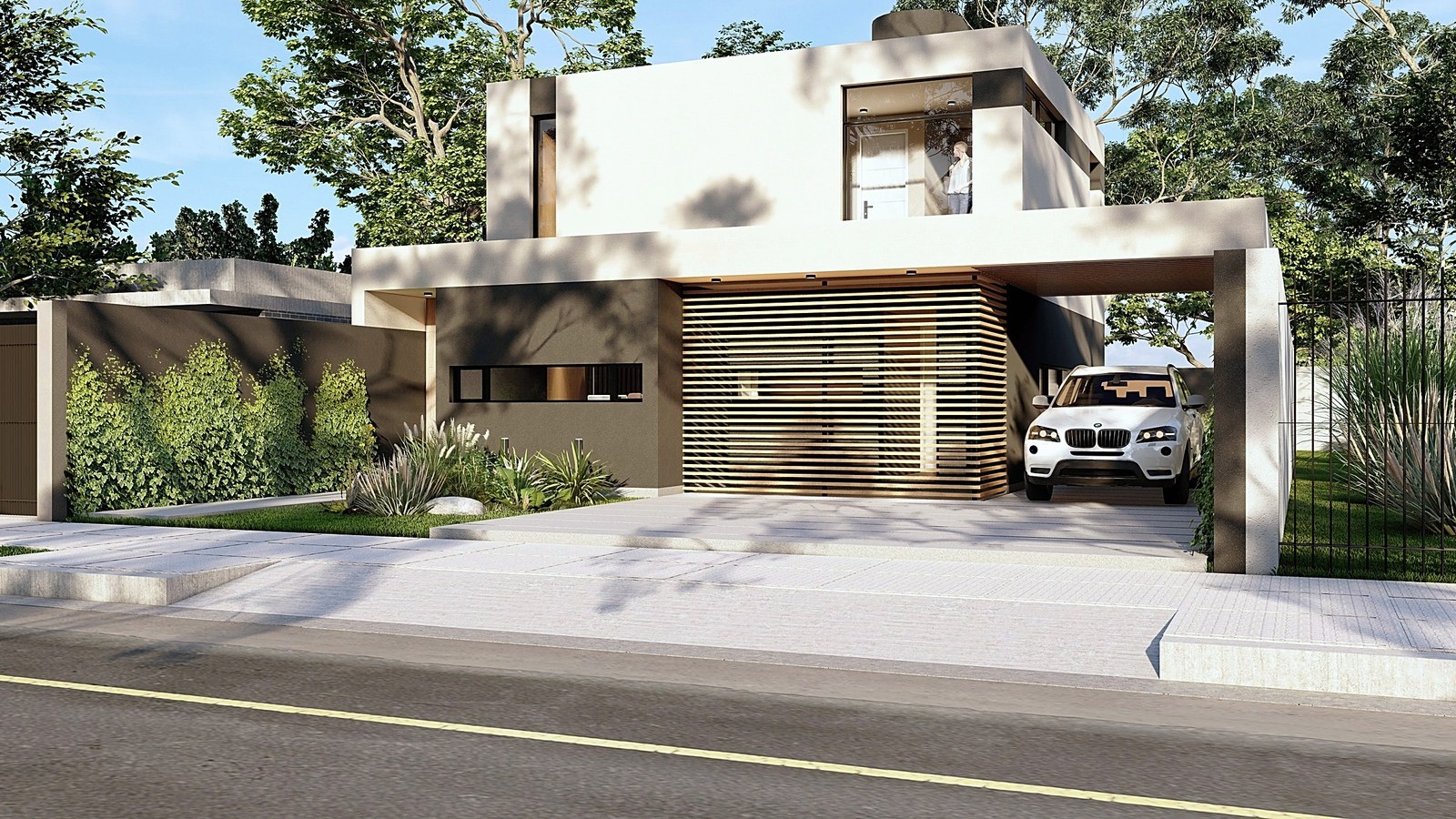 Casa OT, vivienda en Neuquén: render del proyecto