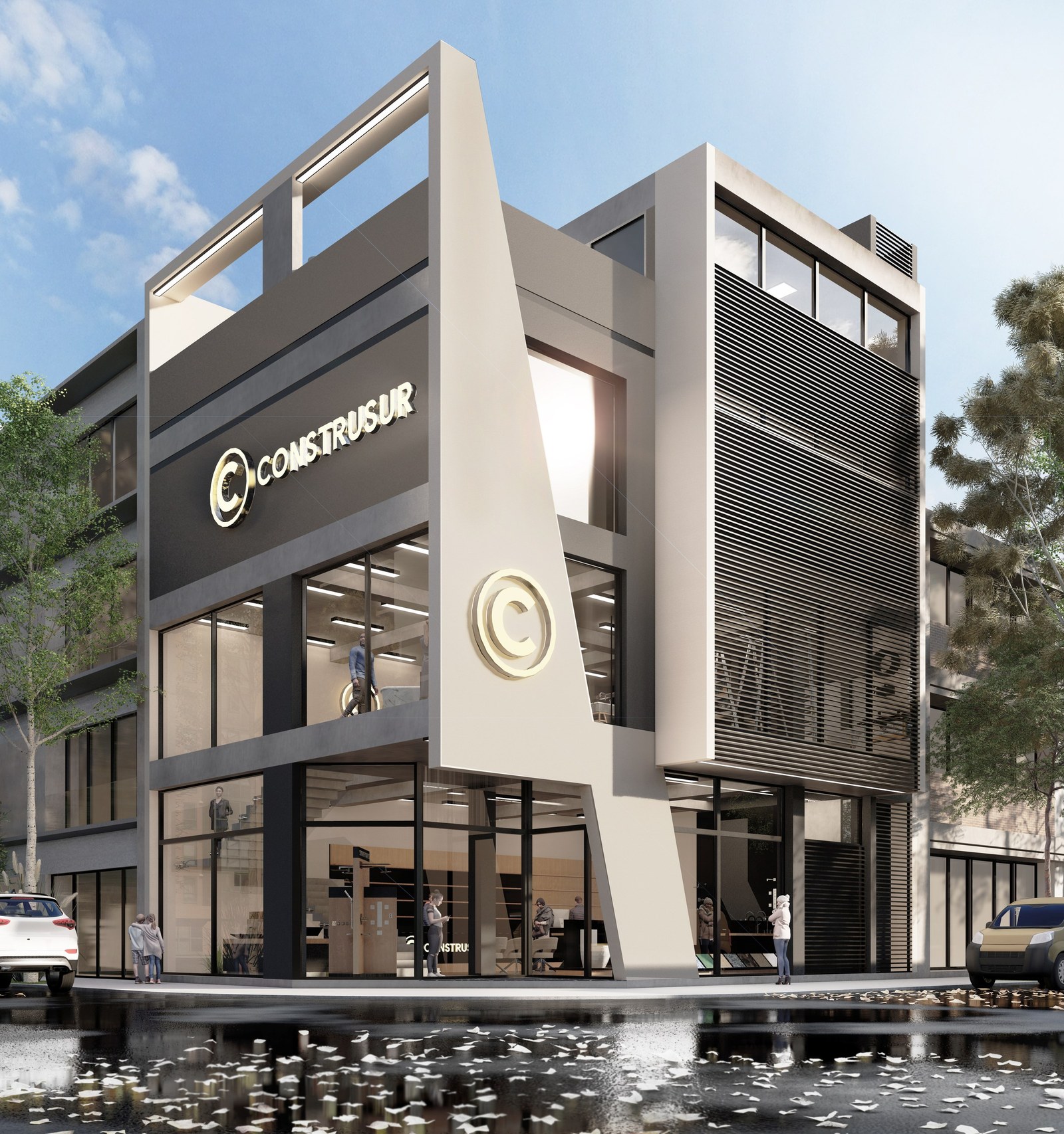 Contrusur, obra comercial en Neuquén: render del proyecto