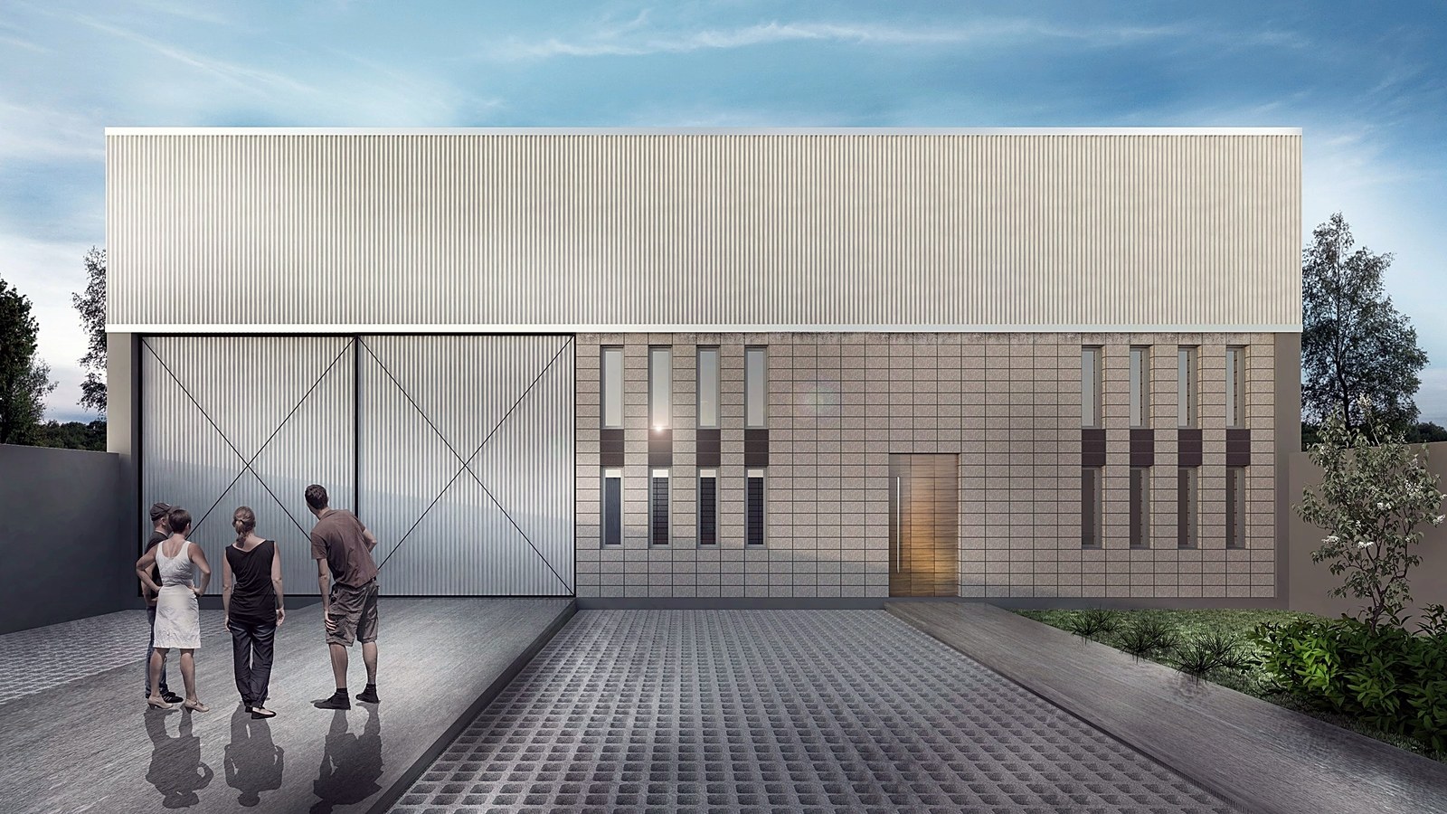 Jara, edificio industrial en Neuquén: render del proyecto